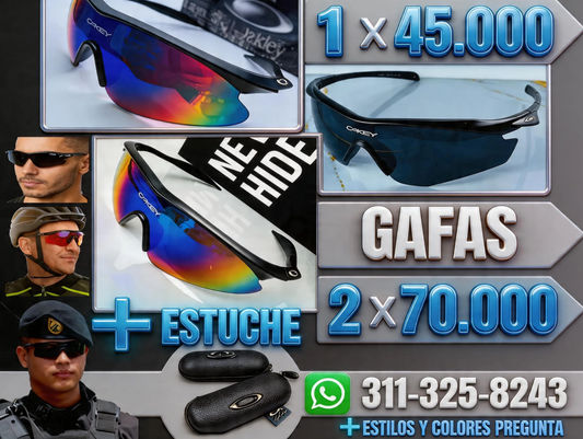 GAFAS ESTILO MURCIELAGO-COMANDO DISPONIBLES
