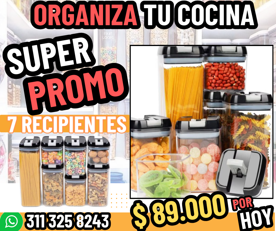 ORGANIZADOR DE COMIDA LO MEJOR PARA TU COCINA EN OFERTA