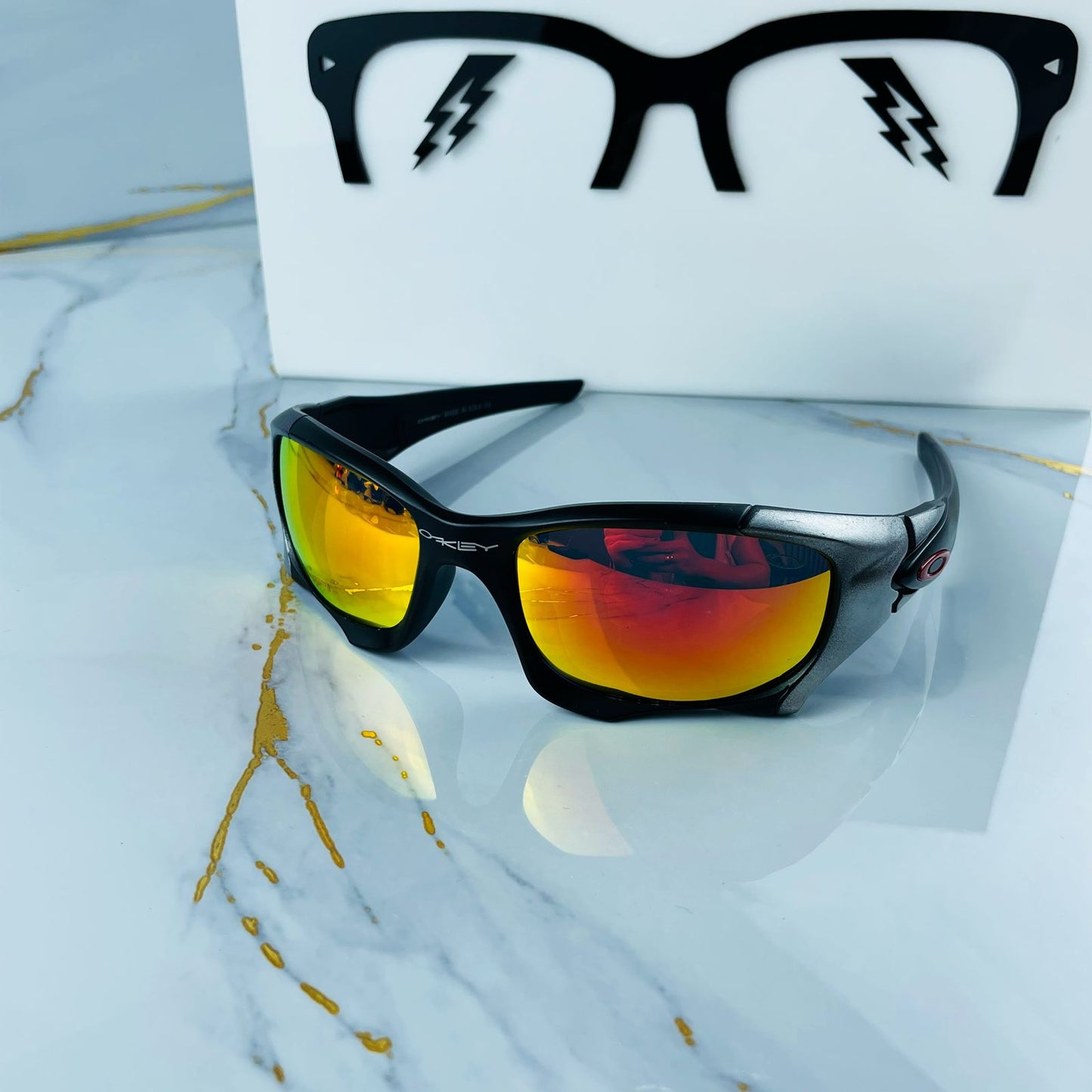GAFAS BRASILEÑAS OKLEY CON GOMAS Y METALICAS