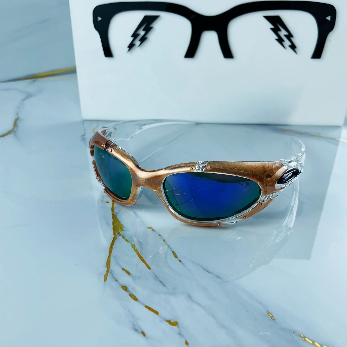 GAFAS BRASILEÑAS OKLEY CON GOMAS Y METALICAS