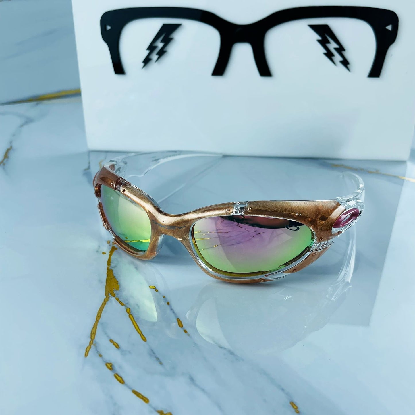 GAFAS BRASILEÑAS OKLEY CON GOMAS Y METALICAS